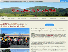 Tablet Screenshot of cvillebikeclub.org